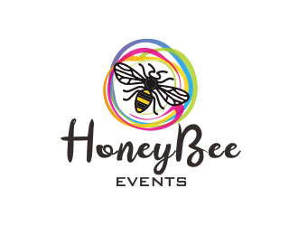 HoneyBee Events logo design by YONK