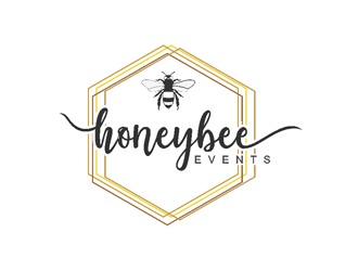 HoneyBee Events logo design by coco