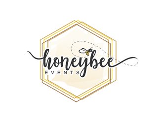 HoneyBee Events logo design by coco