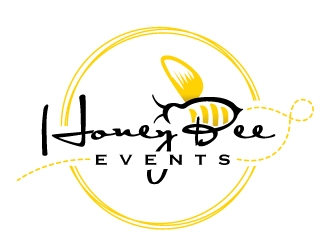 HoneyBee Events logo design by REDCROW