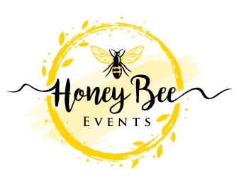 HoneyBee Events logo design by REDCROW