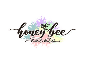 HoneyBee Events logo design by Go2Bill