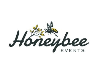 HoneyBee Events logo design by naisD