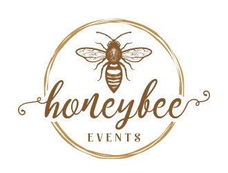 HoneyBee Events logo design by DesignPal