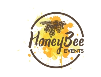 HoneyBee Events logo design by Mailla