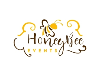 HoneyBee Events logo design by Mailla