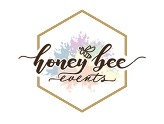 HoneyBee Events logo design by Go2Bill