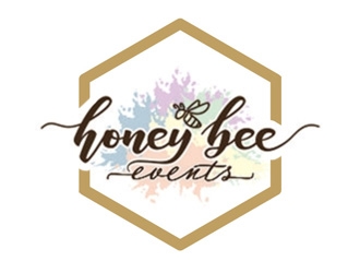 HoneyBee Events logo design by Go2Bill