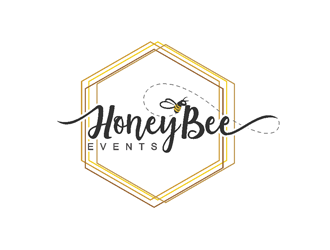HoneyBee Events logo design by coco
