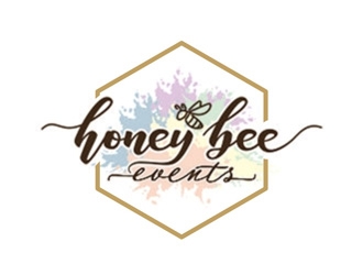 HoneyBee Events logo design by Go2Bill
