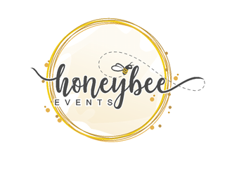 HoneyBee Events logo design by coco