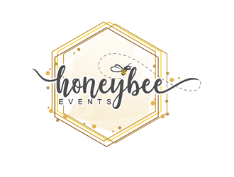 HoneyBee Events logo design by coco