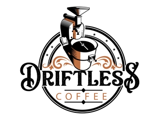 Driftless Coffee logo design by DreamLogoDesign