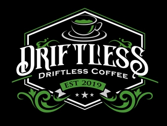 Driftless Coffee logo design by DreamLogoDesign
