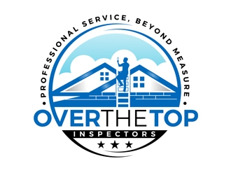Over The Top Inspectors logo design by DreamLogoDesign