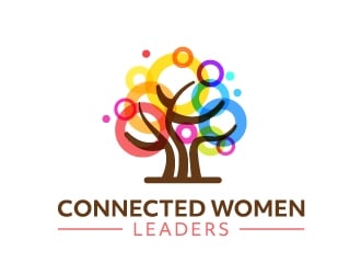 Connected Women Leaders logo design by nehel