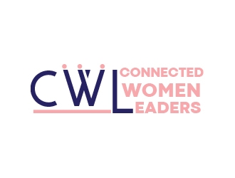 Connected Women Leaders logo design by heba