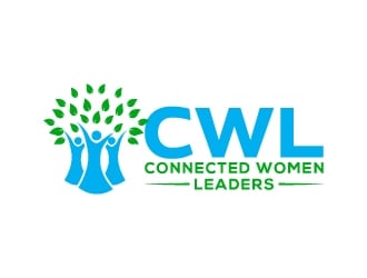 Connected Women Leaders logo design by karjen