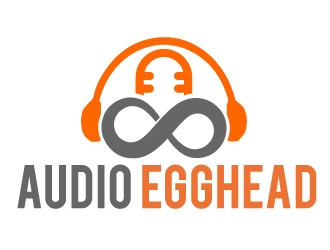 Audio Egghead logo design by ElonStark