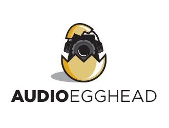Audio Egghead logo design by biaggong