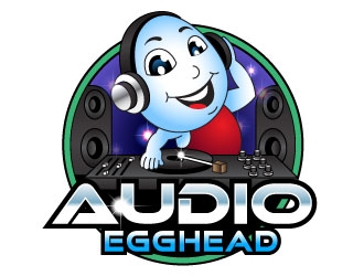 Audio Egghead logo design by Suvendu