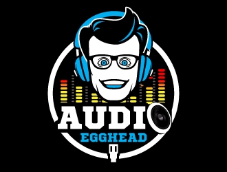 Audio Egghead logo design by Suvendu