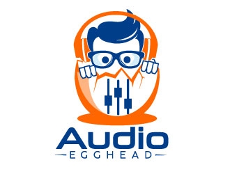 Audio Egghead logo design by Suvendu