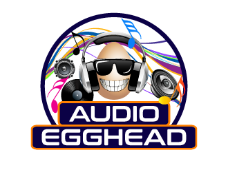 Audio Egghead logo design by axel182