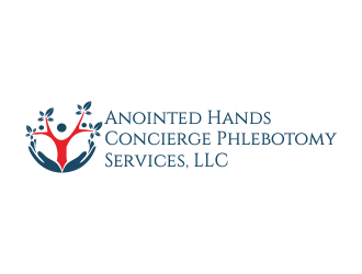 Anointed Hands Concierge Phlebotomy Services, LLC logo design by Greenlight