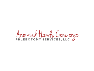 Anointed Hands Concierge Phlebotomy Services, LLC logo design by bricton