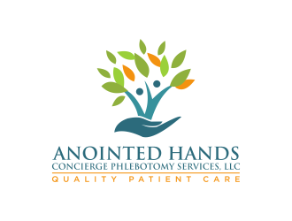 Anointed Hands Concierge Phlebotomy Services, LLC logo design by RIANW