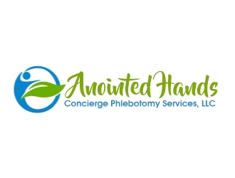 Anointed Hands Concierge Phlebotomy Services, LLC logo design by ElonStark