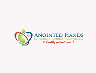 Anointed Hands Concierge Phlebotomy Services, LLC logo design by zinnia