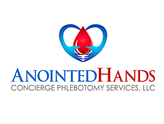 Anointed Hands Concierge Phlebotomy Services, LLC logo design by 3Dlogos