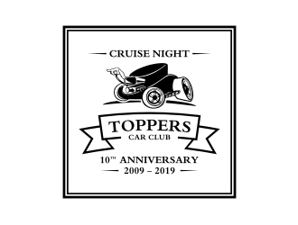 Toppers Car Club logo design by Gravity