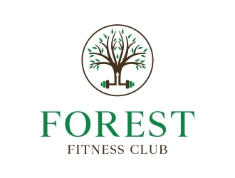 Forest Fitness Club logo design by adwebicon
