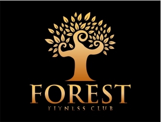 Forest Fitness Club logo design by Eko_Kurniawan