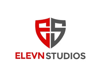 ELEVN STUDIOS logo design by Benok