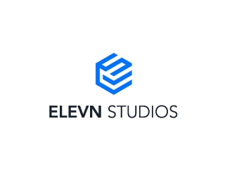 ELEVN STUDIOS logo design by nikkl
