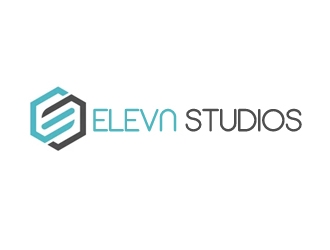 ELEVN STUDIOS logo design by gilkkj