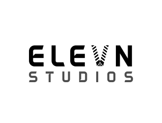 ELEVN STUDIOS logo design by andriandesain