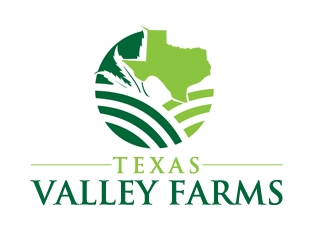 Texas Valley Farms logo design by nikkl