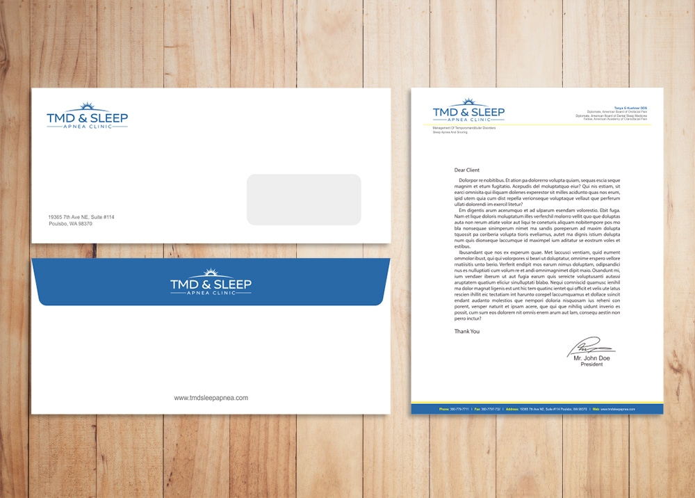 TMD & Sleep Apnea Clinic logo design by Kindo