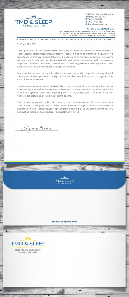 TMD & Sleep Apnea Clinic logo design by scriotx