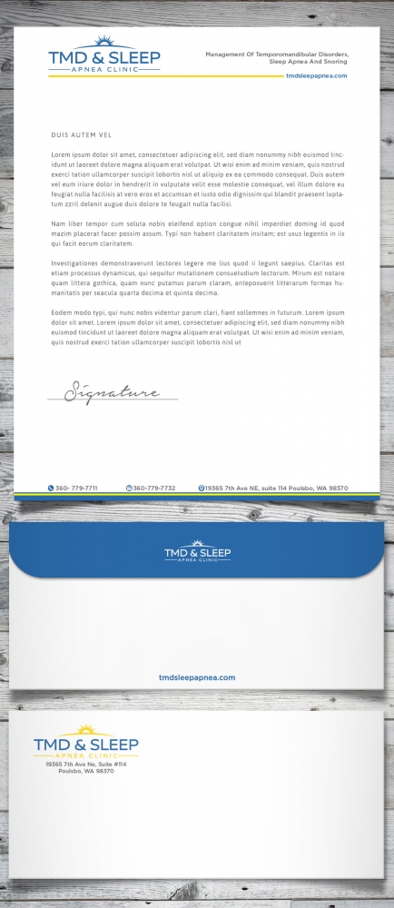 TMD & Sleep Apnea Clinic logo design by scriotx