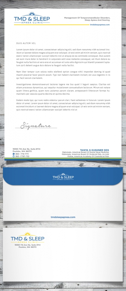 TMD & Sleep Apnea Clinic logo design by scriotx