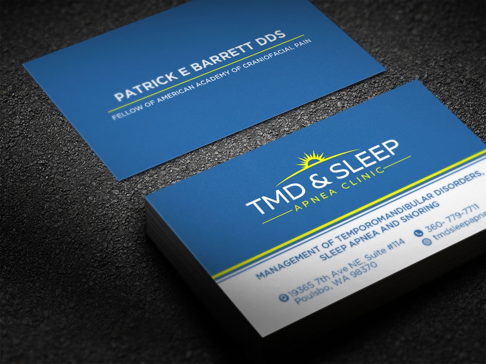 TMD & Sleep Apnea Clinic logo design by scriotx