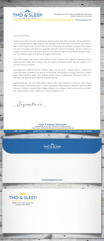 TMD & Sleep Apnea Clinic logo design by scriotx