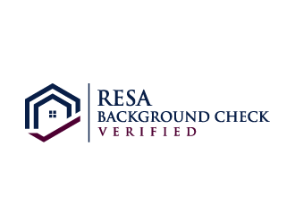 RESA Background Check Verified  logo design by denfransko