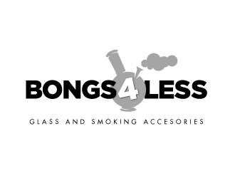 Bongs4Less logo design by pollo